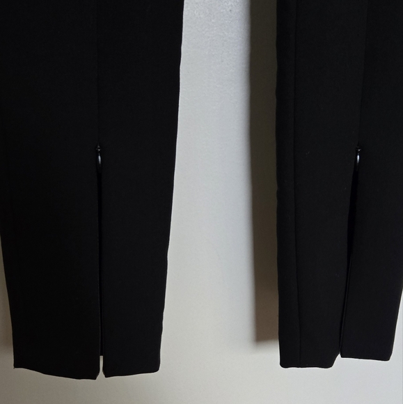 Zara Black Pants with zippers - Picture 4 of 8